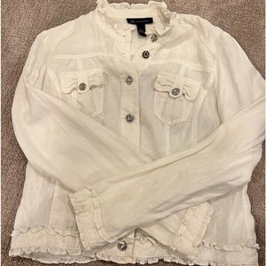 INC linen jacket